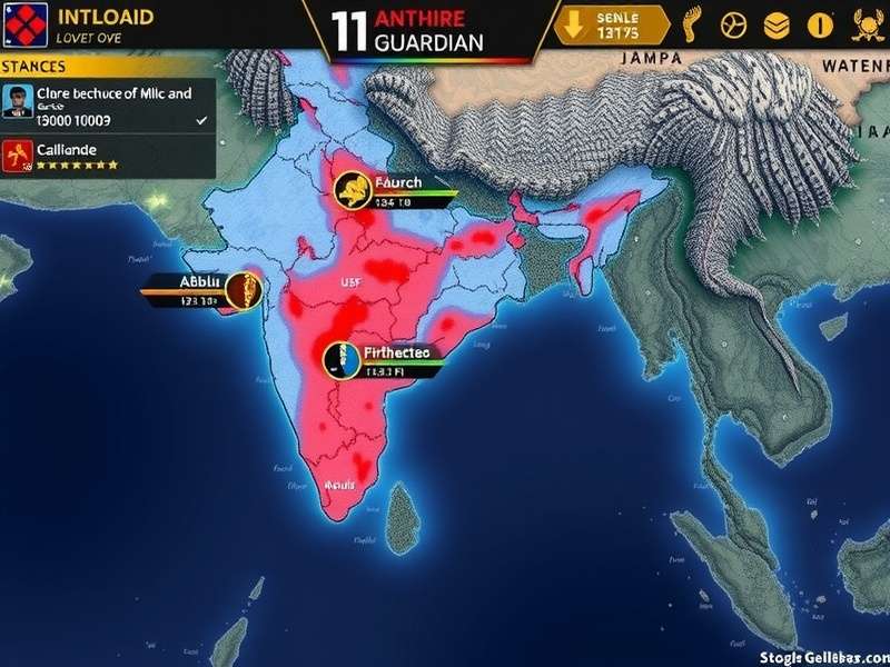 Clove Guardian player distribution map across India